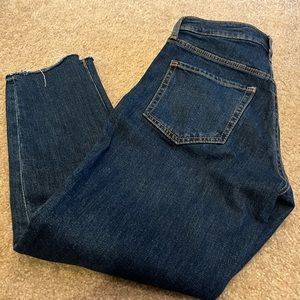 High waisted jeans